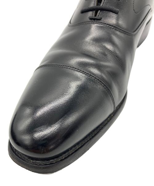 SCOTCH GRAIN（スコッチグレイン）SCOTCH GRAIN (スコッチグレイン) ストレートチップシューズ ブラック サイズ:25cmの古着・服飾アイテム