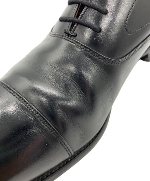 SCOTCH GRAIN（スコッチグレイン）SCOTCH GRAIN (スコッチグレイン) ストレートチップシューズ ブラック サイズ:25cmの古着・服飾アイテム