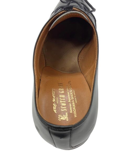 SCOTCH GRAIN（スコッチグレイン）SCOTCH GRAIN (スコッチグレイン) ストレートチップシューズ ブラック サイズ:25cmの古着・服飾アイテム