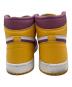 中古・古着 NIKE (ナイキ) AIR JORDAN 1 RETRO HIGH OG イエロー×パープル サイズ:US8.5：7000円