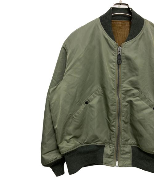 BUZZ RICKSON'S（バズリクソンズ）BUZZ RICKSON'S (バズリクソンズ) KAPTAIN SUNSHINE (キャプテンサンシャイン) Reversible L2-B DtypeMA-1 グリーン サイズ:38の古着・服飾アイテム