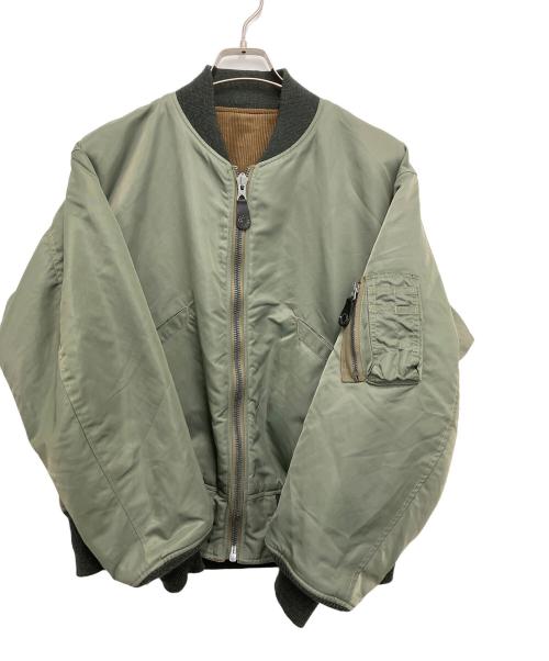 BUZZ RICKSON'S（バズリクソンズ）BUZZ RICKSON'S (バズリクソンズ) KAPTAIN SUNSHINE (キャプテンサンシャイン) Reversible L2-B DtypeMA-1 グリーン サイズ:38の古着・服飾アイテム