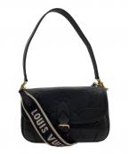 ）の古着「モノグラム・アンプラント ディアヌ」｜ブラック×パープル