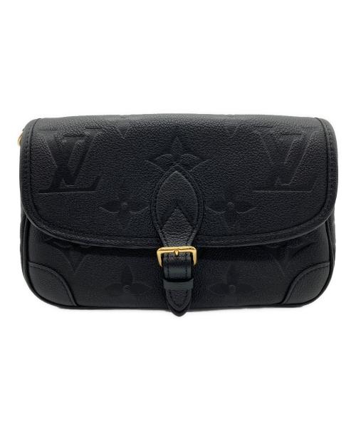 LOUIS VUITTON（ルイ ヴィトン）LOUIS VUITTON (ルイ ヴィトン) モノグラム・アンプラント ディアヌ ブラック×パープルの古着・服飾アイテム