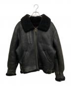 AVIREXアヴィレックス）の古着「B-3ムートンフライトジャケット」｜ブラック