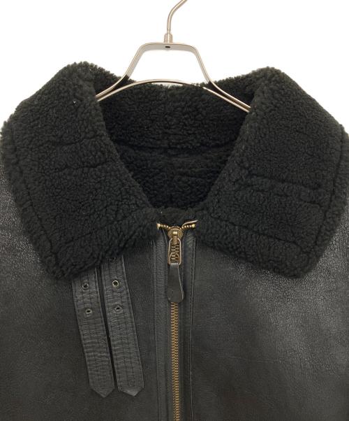 AVIREX（アヴィレックス）AVIREX (アヴィレックス) B-3ムートンフライトジャケット ブラック サイズ:40の古着・服飾アイテム