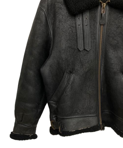 AVIREX（アヴィレックス）AVIREX (アヴィレックス) B-3ムートンフライトジャケット ブラック サイズ:40の古着・服飾アイテム