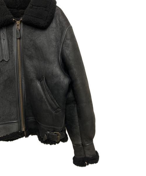 AVIREX（アヴィレックス）AVIREX (アヴィレックス) B-3ムートンフライトジャケット ブラック サイズ:40の古着・服飾アイテム