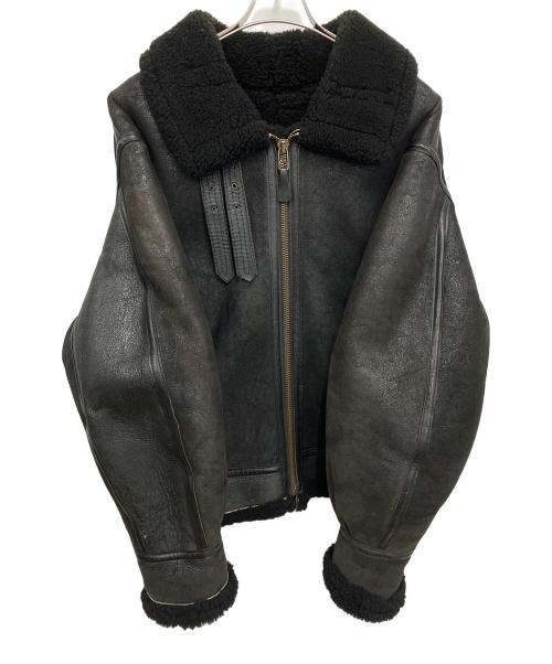 AVIREX（アヴィレックス）AVIREX (アヴィレックス) B-3ムートンフライトジャケット ブラック サイズ:40の古着・服飾アイテム