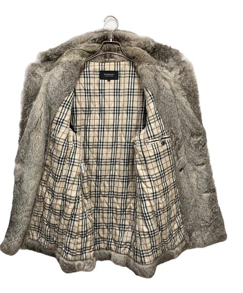 BURBERRY BLACK LABEL（バーバリーブラックレーベル）BURBERRY BLACK LABEL (バーバリーブラックレーベル) レザーコート ブラック サイズ:Lの古着・服飾アイテム