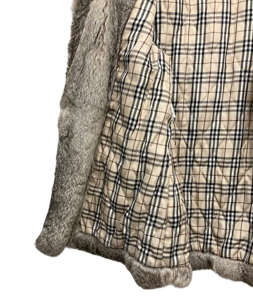 BURBERRY BLACK LABEL（バーバリーブラックレーベル）BURBERRY BLACK LABEL (バーバリーブラックレーベル) レザーコート ブラック サイズ:Lの古着・服飾アイテム