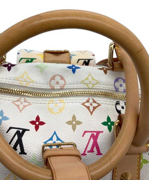 LOUIS VUITTON（ルイ ヴィトン）LOUIS VUITTON (ルイ ヴィトン) トラベルバッグ キーポル45 モノグラム・マルチカラー ホワイトの古着・服飾アイテム