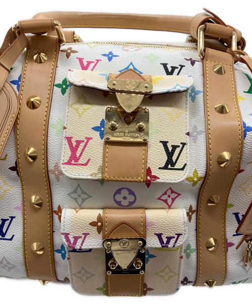 LOUIS VUITTON（ルイ ヴィトン）LOUIS VUITTON (ルイ ヴィトン) トラベルバッグ キーポル45 モノグラム・マルチカラー ホワイトの古着・服飾アイテム