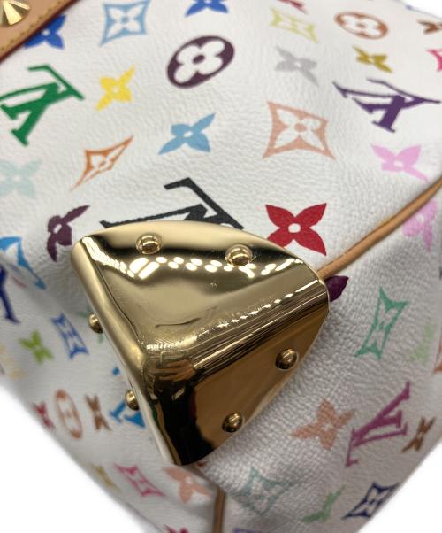 LOUIS VUITTON（ルイ ヴィトン）LOUIS VUITTON (ルイ ヴィトン) トラベルバッグ キーポル45 モノグラム・マルチカラー ホワイトの古着・服飾アイテム