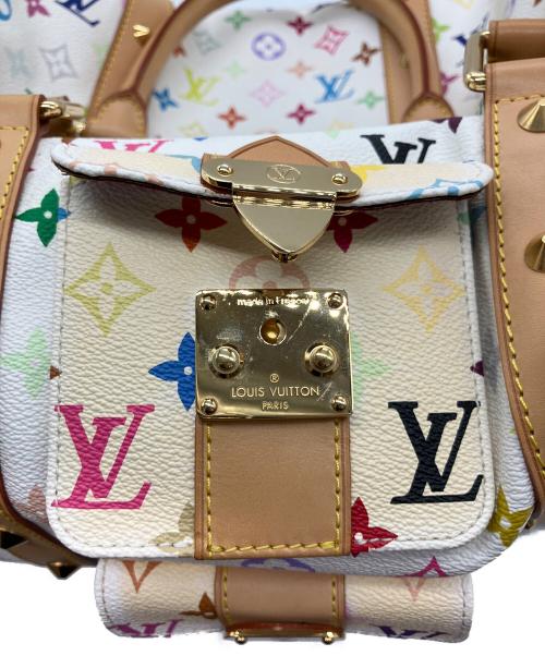 LOUIS VUITTON（ルイ ヴィトン）LOUIS VUITTON (ルイ ヴィトン) トラベルバッグ キーポル45 モノグラム・マルチカラー ホワイトの古着・服飾アイテム