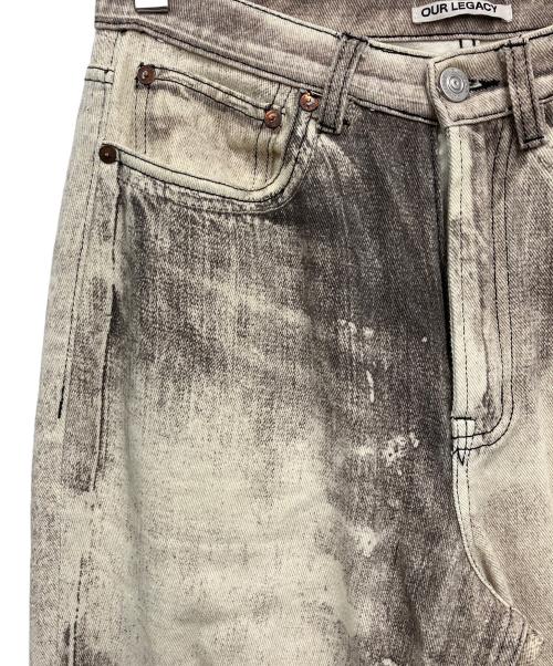 OUR LEGACY（アワーレガシー）OUR LEGACY (アワーレガシー) デニムパンツ グレー×アイボリー サイズ:30の古着・服飾アイテム