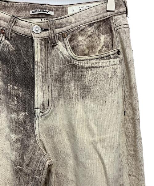 OUR LEGACY（アワーレガシー）OUR LEGACY (アワーレガシー) デニムパンツ グレー×アイボリー サイズ:30の古着・服飾アイテム