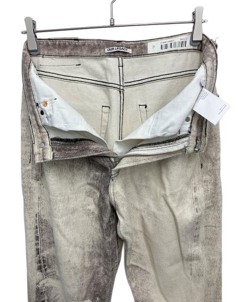 OUR LEGACY（アワーレガシー）OUR LEGACY (アワーレガシー) デニムパンツ グレー×アイボリー サイズ:30の古着・服飾アイテム
