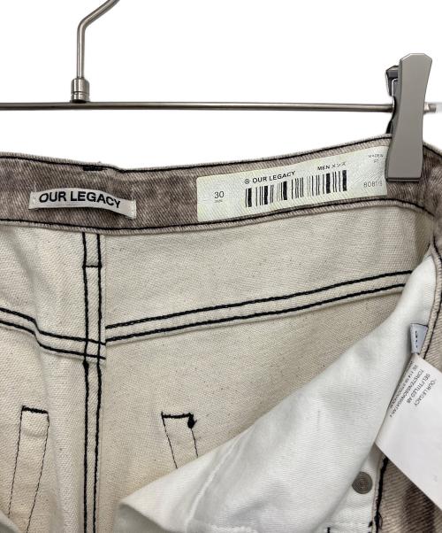 OUR LEGACY（アワーレガシー）OUR LEGACY (アワーレガシー) デニムパンツ グレー×アイボリー サイズ:30の古着・服飾アイテム