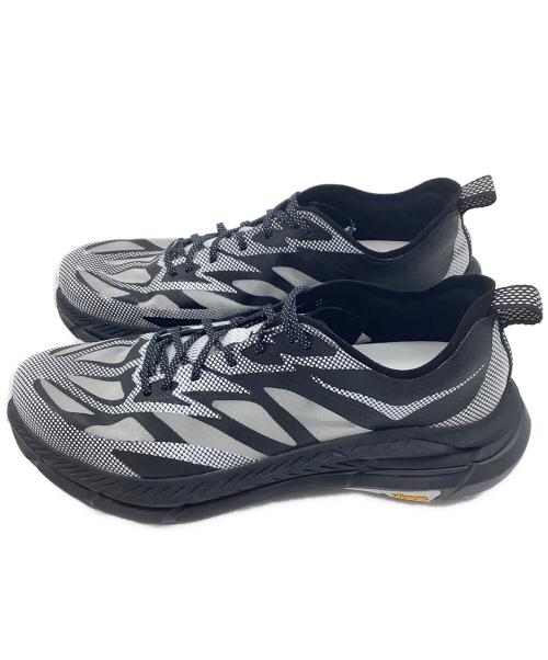 HOKAONEONE（ホカオネオネ）HOKAONEONE (ホカオネオネ) MAFATE SPEED 4 LITE TS WHITE（ホカ マファテ スピード 4 ライト TS ホワイト） ブラック×ホワイト サイズ:26cmの古着・服飾アイテム