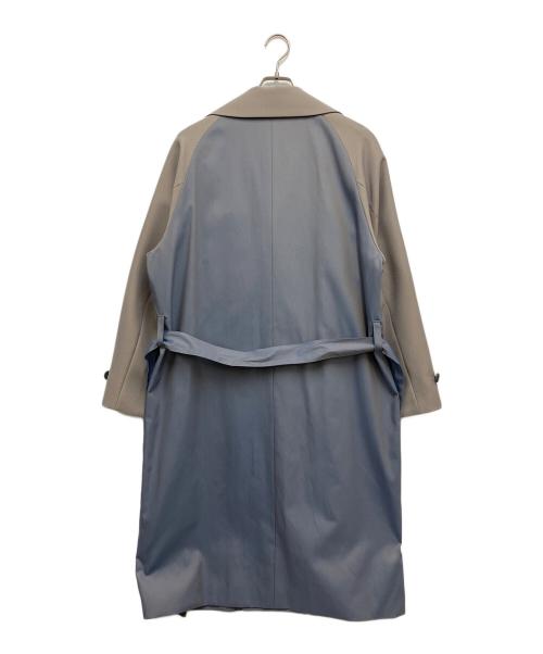 MAISON SPECIAL（メゾンスペシャル）MAISON SPECIAL (メゾンスペシャル) バイカラーコート ブルー サイズ:Mの古着・服飾アイテム