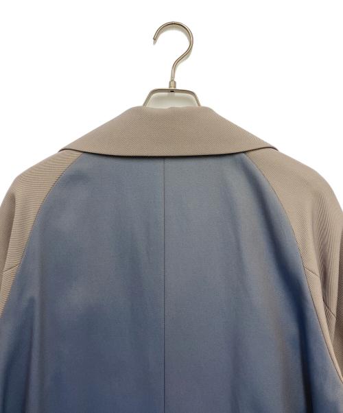 MAISON SPECIAL（メゾンスペシャル）MAISON SPECIAL (メゾンスペシャル) バイカラーコート ブルー サイズ:Mの古着・服飾アイテム