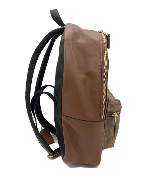 COACH（コーチ）COACH (コーチ) シグネチャー ベージュ×ブラックの古着・服飾アイテム