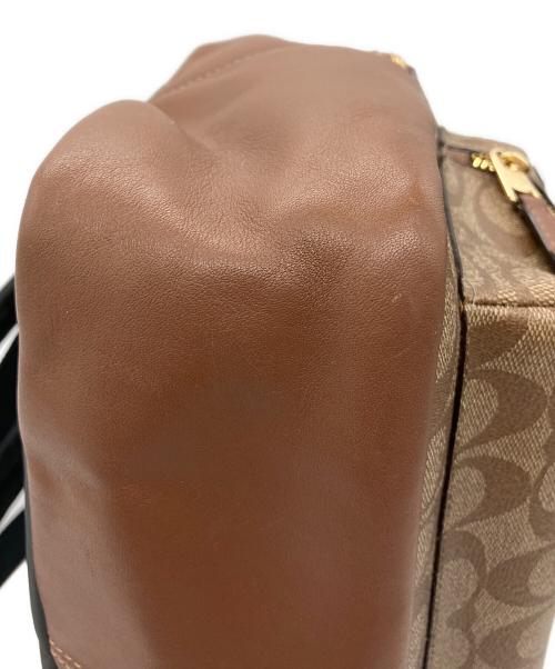 COACH（コーチ）COACH (コーチ) シグネチャー ベージュ×ブラックの古着・服飾アイテム