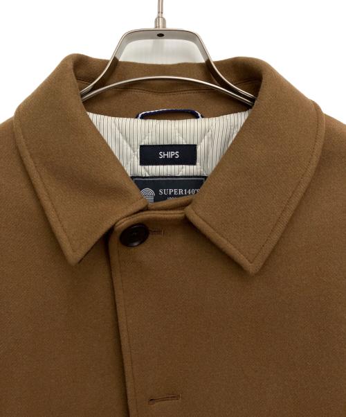 SHIPS（シップス）SHIPS (シップス) ステンカラーコート ブラウン サイズ:XLの古着・服飾アイテム