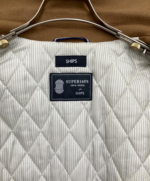 SHIPS（シップス）SHIPS (シップス) ステンカラーコート ブラウン サイズ:XLの古着・服飾アイテム