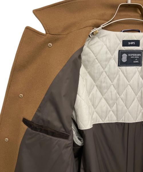 SHIPS（シップス）SHIPS (シップス) ステンカラーコート ブラウン サイズ:XLの古着・服飾アイテム