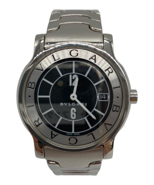 BVLGARI（ブルガリ）BVLGARI (ブルガリ) リストウォッチ　ソロテンポ ブラックの古着・服飾アイテム
