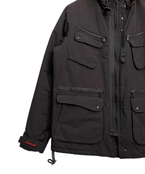 BRIEFING（ブリーフィング）BRIEFING (ブリーフィング) WillLOUNGE (ウィルラウンジ) フーデッドジャケット ブラック サイズ:Lの古着・服飾アイテム