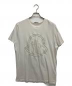 MONCLERモンクレール）の古着「半袖カットソー」｜ホワイト