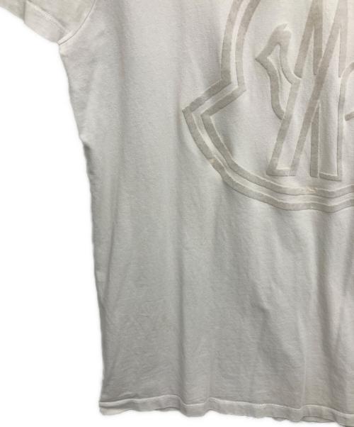 MONCLER（モンクレール）MONCLER (モンクレール) 半袖カットソー ホワイト サイズ:XLの古着・服飾アイテム