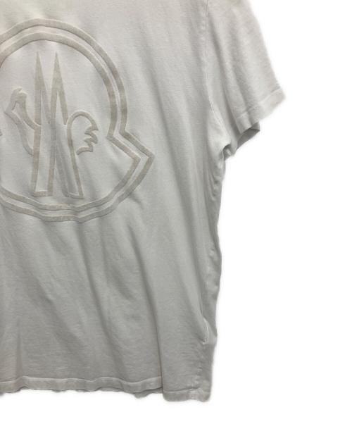 MONCLER（モンクレール）MONCLER (モンクレール) 半袖カットソー ホワイト サイズ:XLの古着・服飾アイテム
