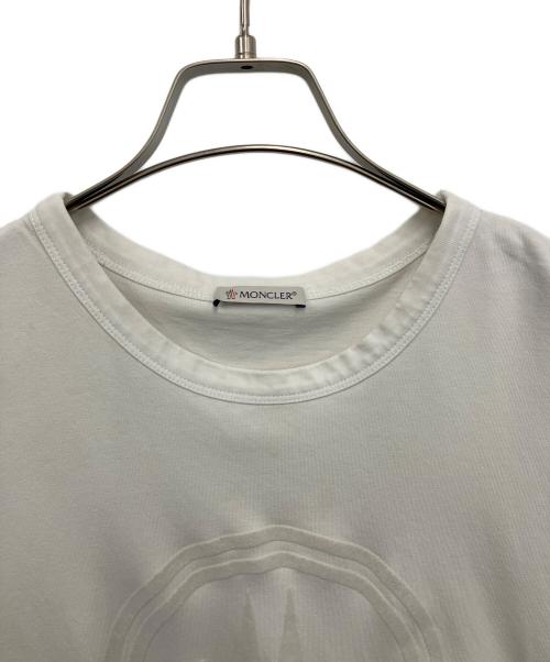 MONCLER（モンクレール）MONCLER (モンクレール) 半袖カットソー ホワイト サイズ:XLの古着・服飾アイテム