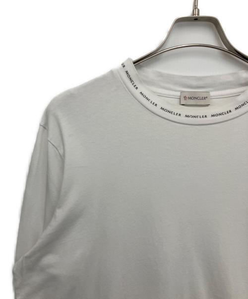 MONCLER（モンクレール）MONCLER (モンクレール) 長袖カットソー ホワイト サイズ:Lの古着・服飾アイテム
