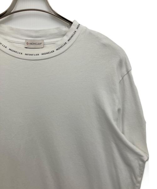 MONCLER（モンクレール）MONCLER (モンクレール) 長袖カットソー ホワイト サイズ:Lの古着・服飾アイテム