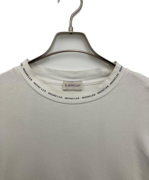 MONCLER（モンクレール）MONCLER (モンクレール) 長袖カットソー ホワイト サイズ:Lの古着・服飾アイテム