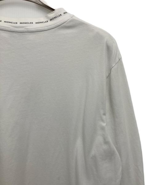 MONCLER（モンクレール）MONCLER (モンクレール) 長袖カットソー ホワイト サイズ:Lの古着・服飾アイテム