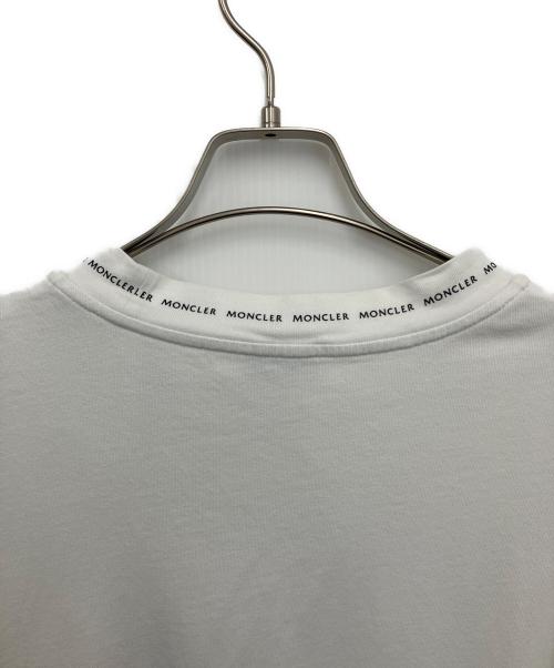 MONCLER（モンクレール）MONCLER (モンクレール) 長袖カットソー ホワイト サイズ:Lの古着・服飾アイテム
