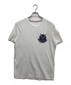 MONCLERモンクレール）の古着「半袖カットソー」｜ホワイト