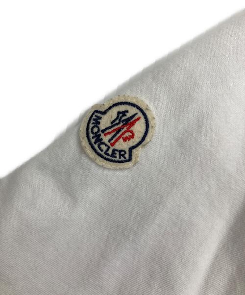 MONCLER（モンクレール）MONCLER (モンクレール) 半袖カットソー ホワイト サイズ:Lの古着・服飾アイテム