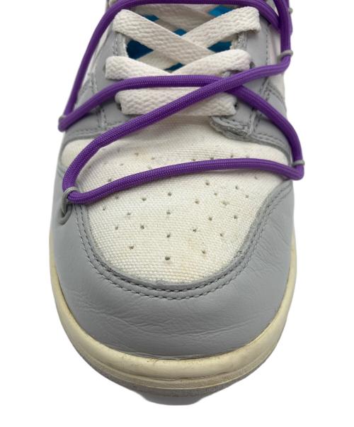 NIKE（ナイキ）NIKE (ナイキ) OFFWHITE (オフホワイト) DUNK LOW グレー×パープル サイズ:27.5cmの古着・服飾アイテム