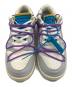 NIKE (ナイキ) OFFWHITE (オフホワイト) DUNK LOW グレー×パープル サイズ:27.5cm：20000円