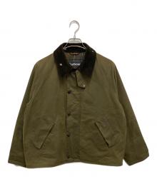 Barbour（バブアー）の古着「TRANSPORT(トランスポート)ワックスショートジャケット」｜オリーブ