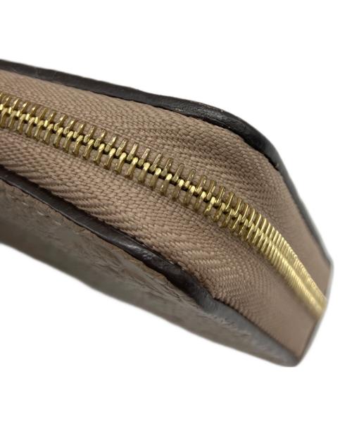 LOUIS VUITTON（ルイ ヴィトン）LOUIS VUITTON (ルイ ヴィトン) ジッピーコインパース　モノグラム・アンプラント トゥルトレール ベージュの古着・服飾アイテム