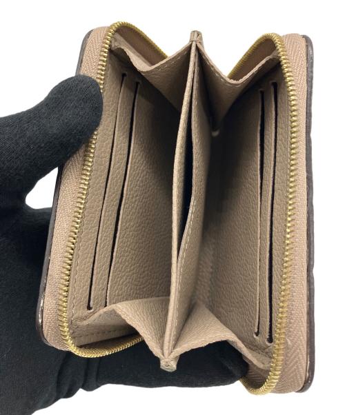 LOUIS VUITTON（ルイ ヴィトン）LOUIS VUITTON (ルイ ヴィトン) ジッピーコインパース　モノグラム・アンプラント トゥルトレール ベージュの古着・服飾アイテム
