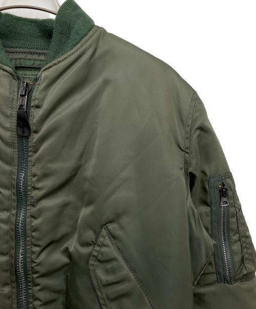 ALPHA（アルファ）ALPHA (アルファ) MA-1ジャケット グリーン サイズ:Sの古着・服飾アイテム